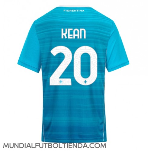Camiseta Fiorentina Moise Kean #20 Tercera Equipación Replica 2025-26 mangas cortas